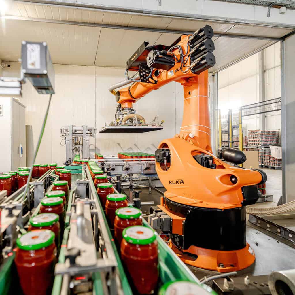 Automated packaging & palletizing lines, IESYS, industrial automation