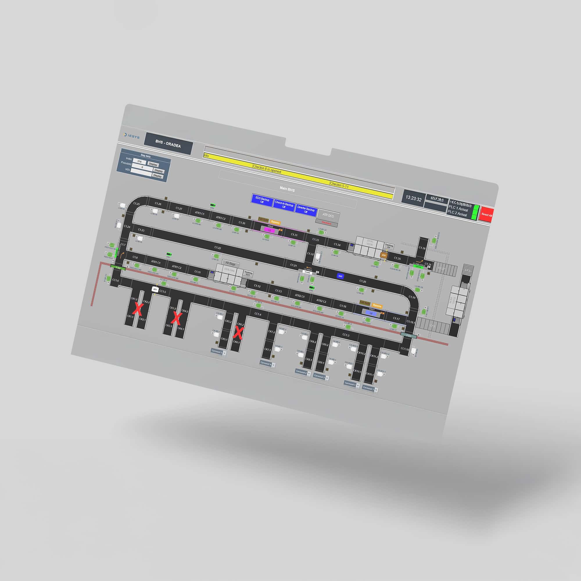 Custom SCADA & Control Systems, IESYS, airport solutions