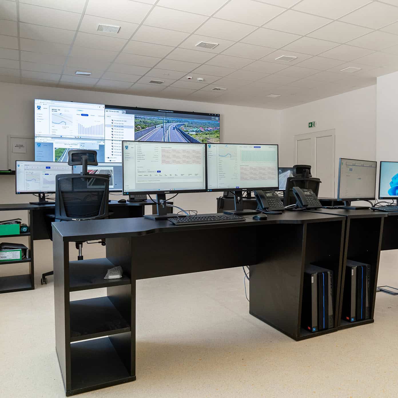 Dispatch and monitoring centers, traffic management systems, IESYS