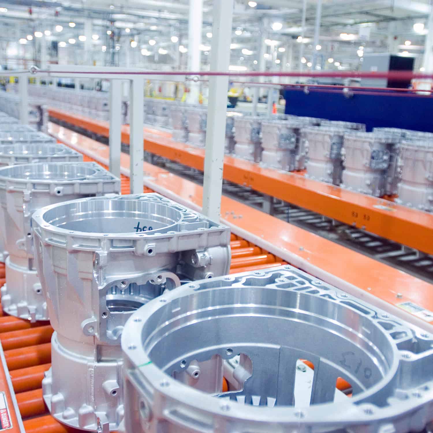 Gearbox production line extension, IESYS projects, industrial automation