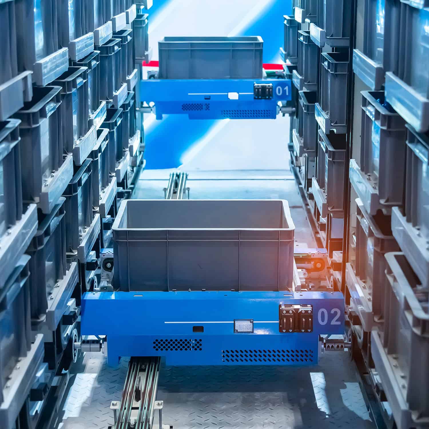 Automated Storage & Retrieval Systems (ASRS), High-density automated warehousing solutions, IESYS