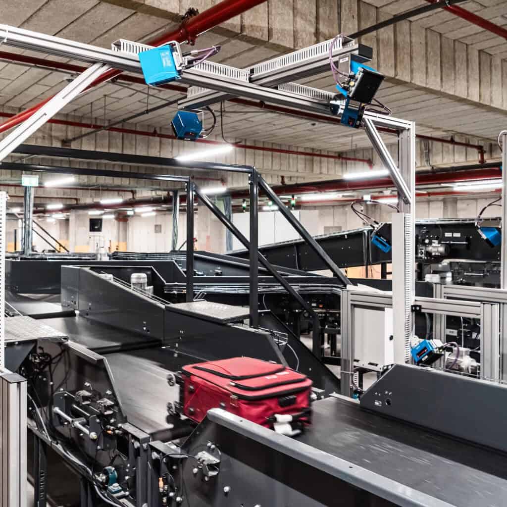 Craiova International Airport automated baggage transport infrastructure