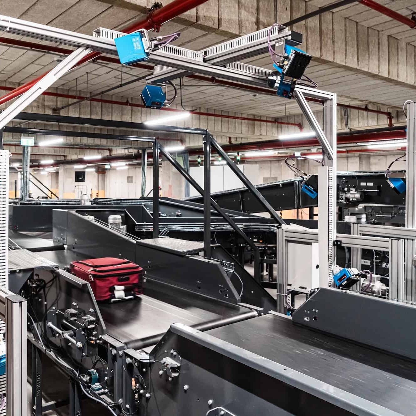 Airport BHS Installation in a Live Terminal, Craiova International Airport automated baggage transport infrastructure